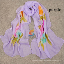 2015 brand new woman scarf long arab hijab print silk chiffon scarves fashion shawl 160cm*50cm